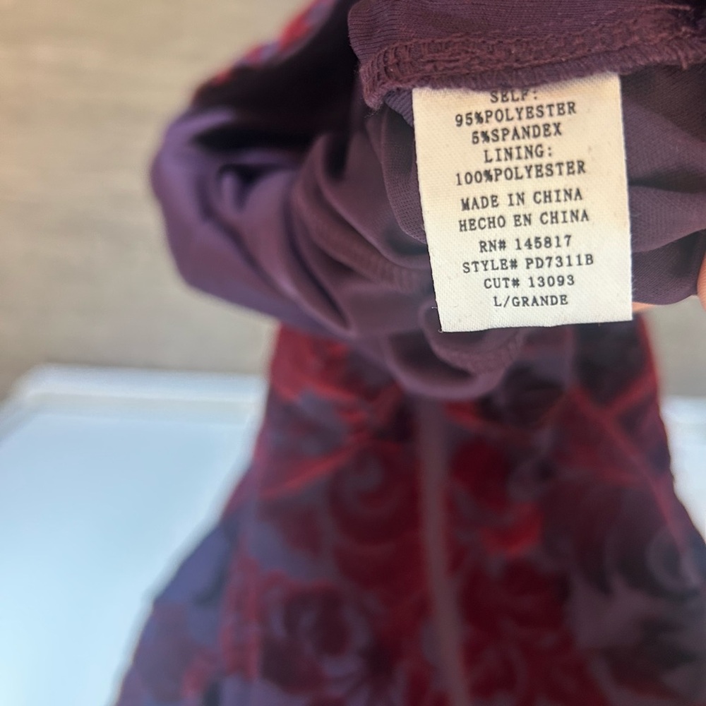 🆕 Lulu’s Dress Privy Purple Plum Floral Velvet Bodycon Mini Dress - Picture 10 of 13